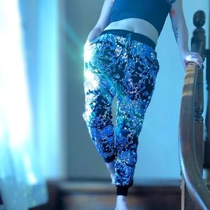 Cute Booty Lounge Velvet & Sequin Joggers